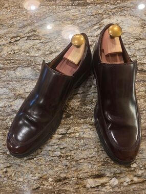 Bostonian Men's Slip-On Leather Dress Shoes - Cordovan